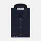 Blackwatch Brushed Cotton Shirt with T&A Collar and Button Cuffs