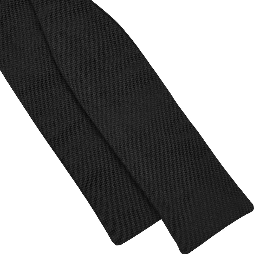 thumbnail image 2 of 100% Formal Silk Self-Tie Bow Tie - Classic Black For Weddings & Black Tie Events 2 of 14
