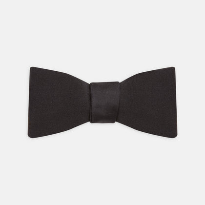 Black Silk Bow Tie