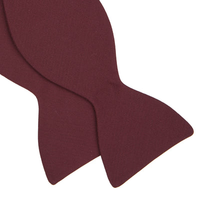 Burgundy Barathea Bow Tie Image 3