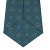 Turquoise Crosses Silk Tie