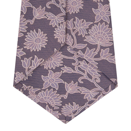Pink Floral Occasion Silk Tie Image 3