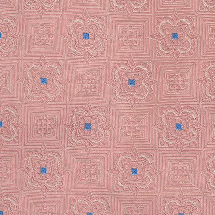 Pink Flower Mosaic Silk Tie Image 2