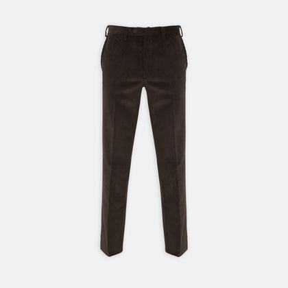 Chocolate Brown Corduroy Trousers