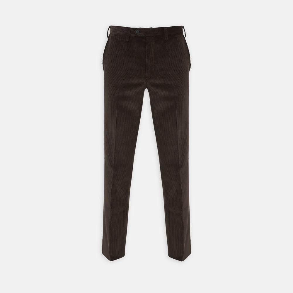 Chocolate Brown Corduroy Trousers