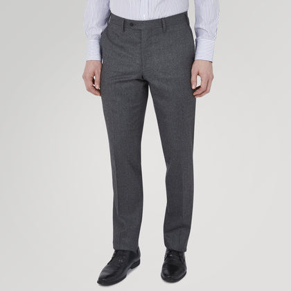 Jackson Grey Flannel Wool Trousers