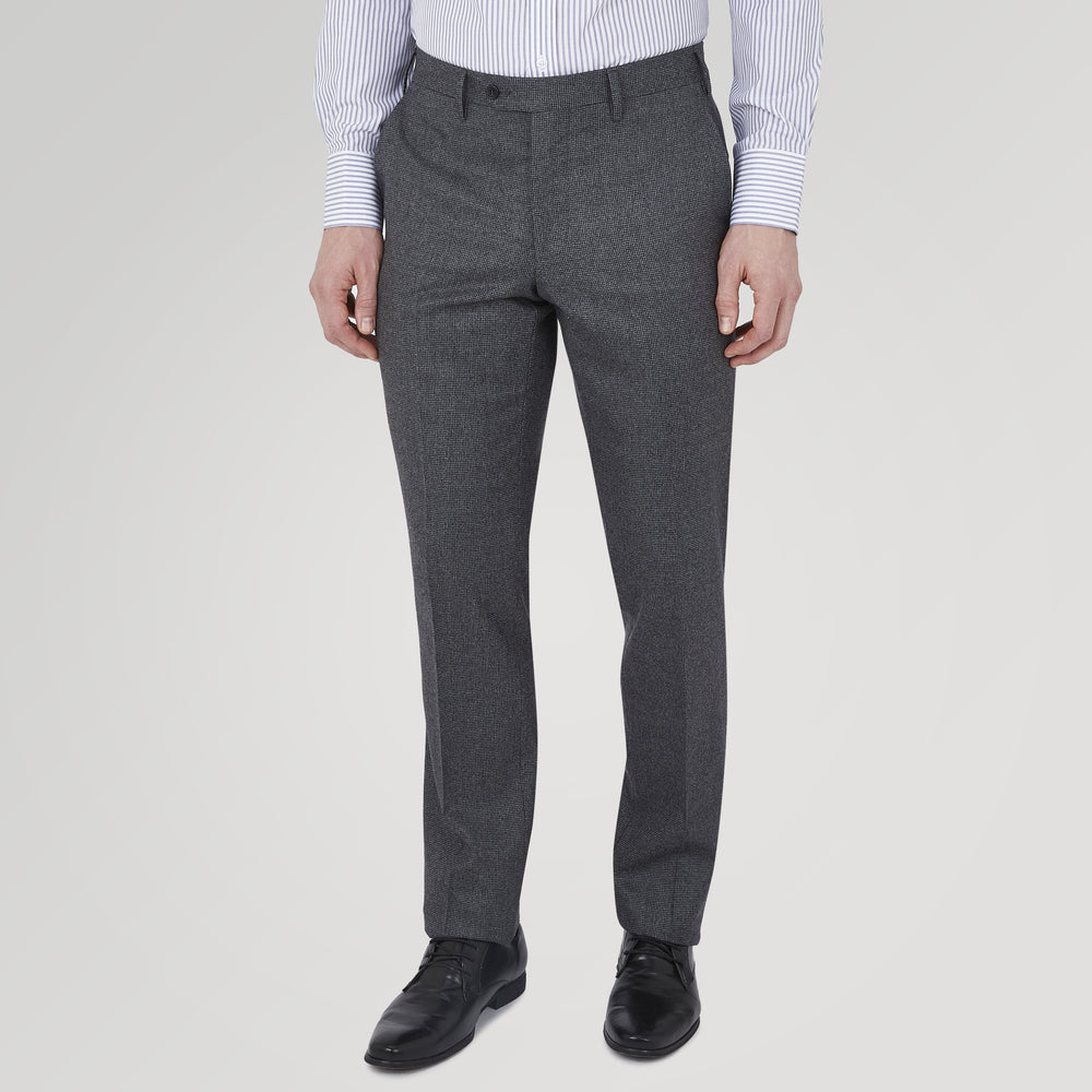 Jackson Grey Flannel Wool Trousers