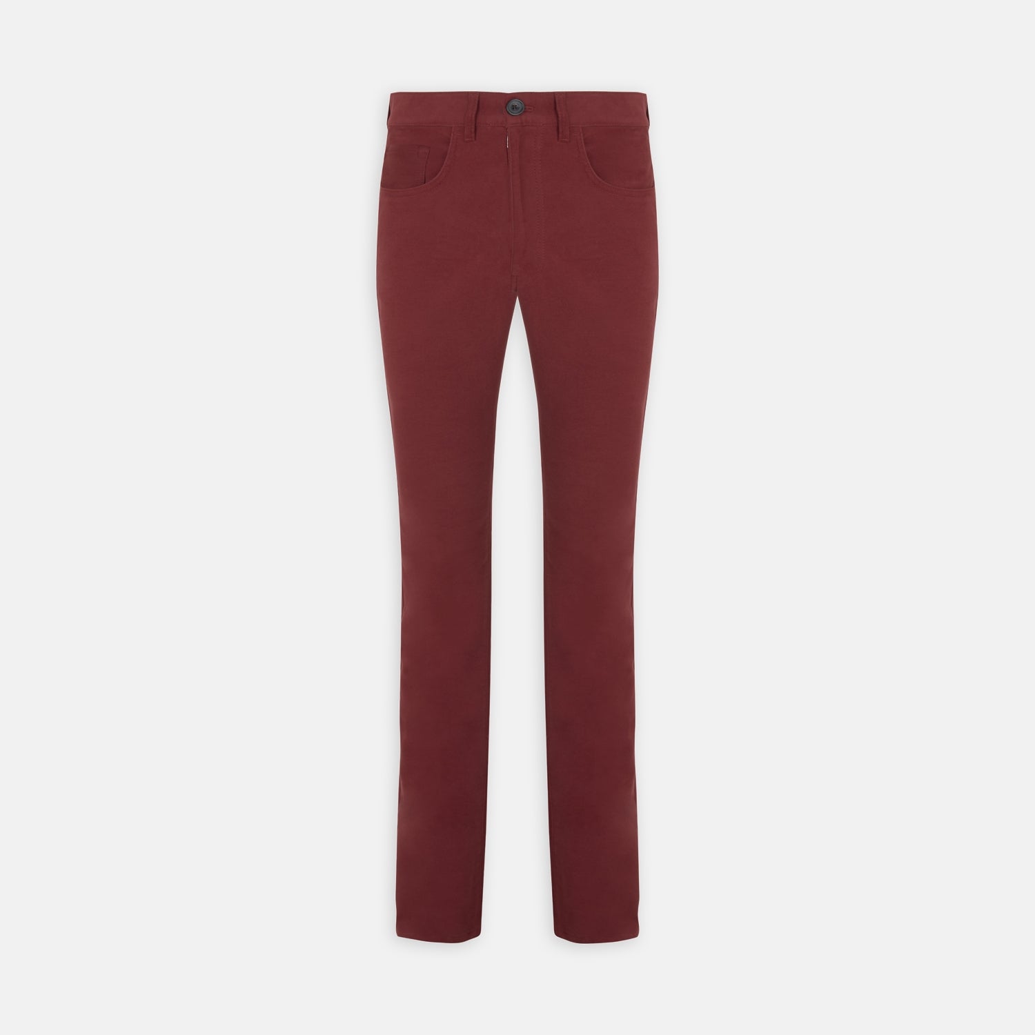 Image 1 of product Hanley Maroon Moleskin 5-Pocket Trousers