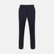 Navy Worsted Wool Pleated Formal Trousers