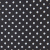 Slim Black and White Small Spot Printed Silk Tie