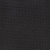 View 4 of product The Turnbull & Asser Long Black Grenadine Silk Tie features a subtle woven pattern and knitted appearance, shown rolled at one end against a plain white background.