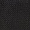 View 3 of product The Turnbull & Asser Black Grenadine Silk Tie features a refined textured look and dimensional stability thanks to its subtle grenadine weave, shown here on a white background.