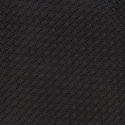 Black Grenadine Silk Tie Image 2