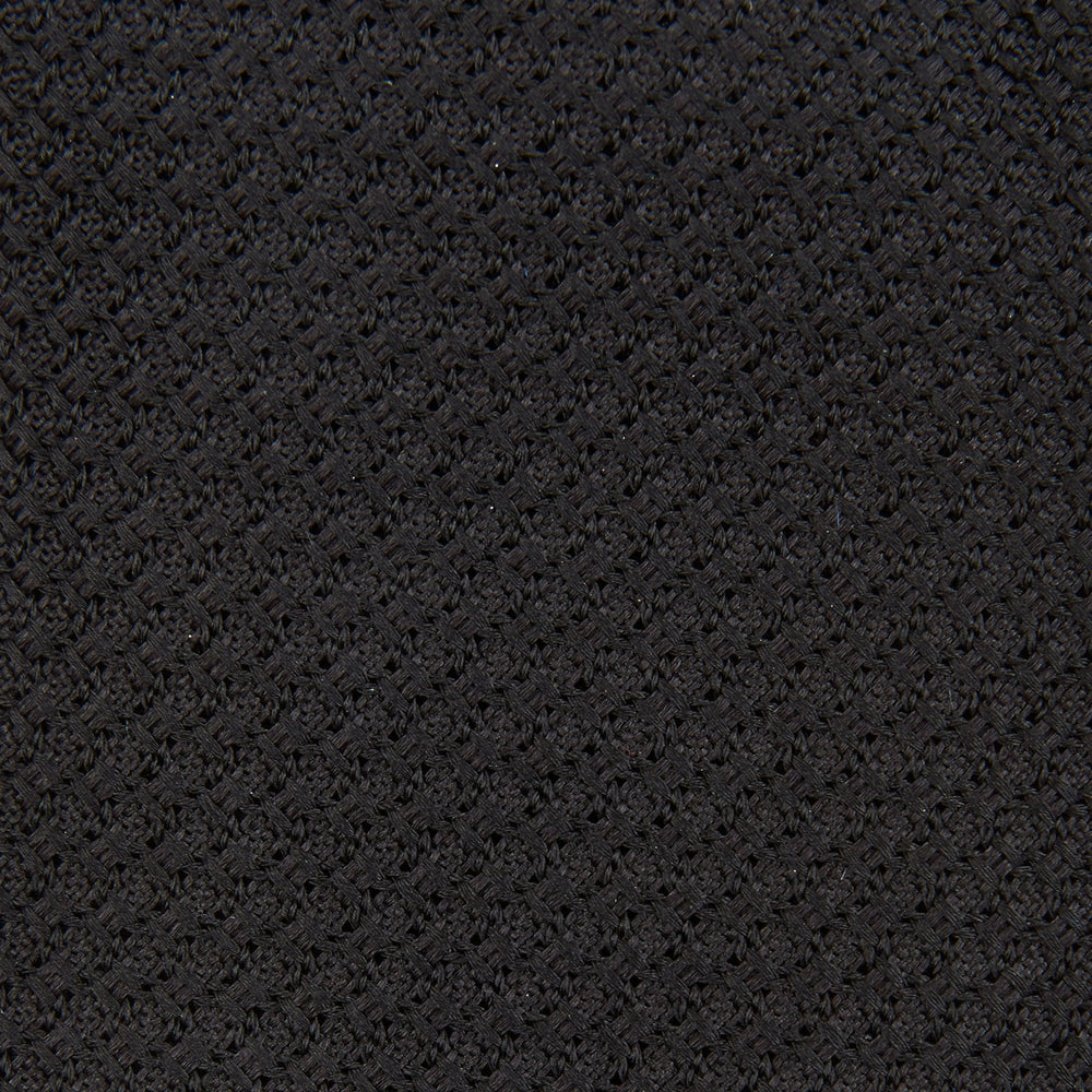 Black Grenadine Silk Tie