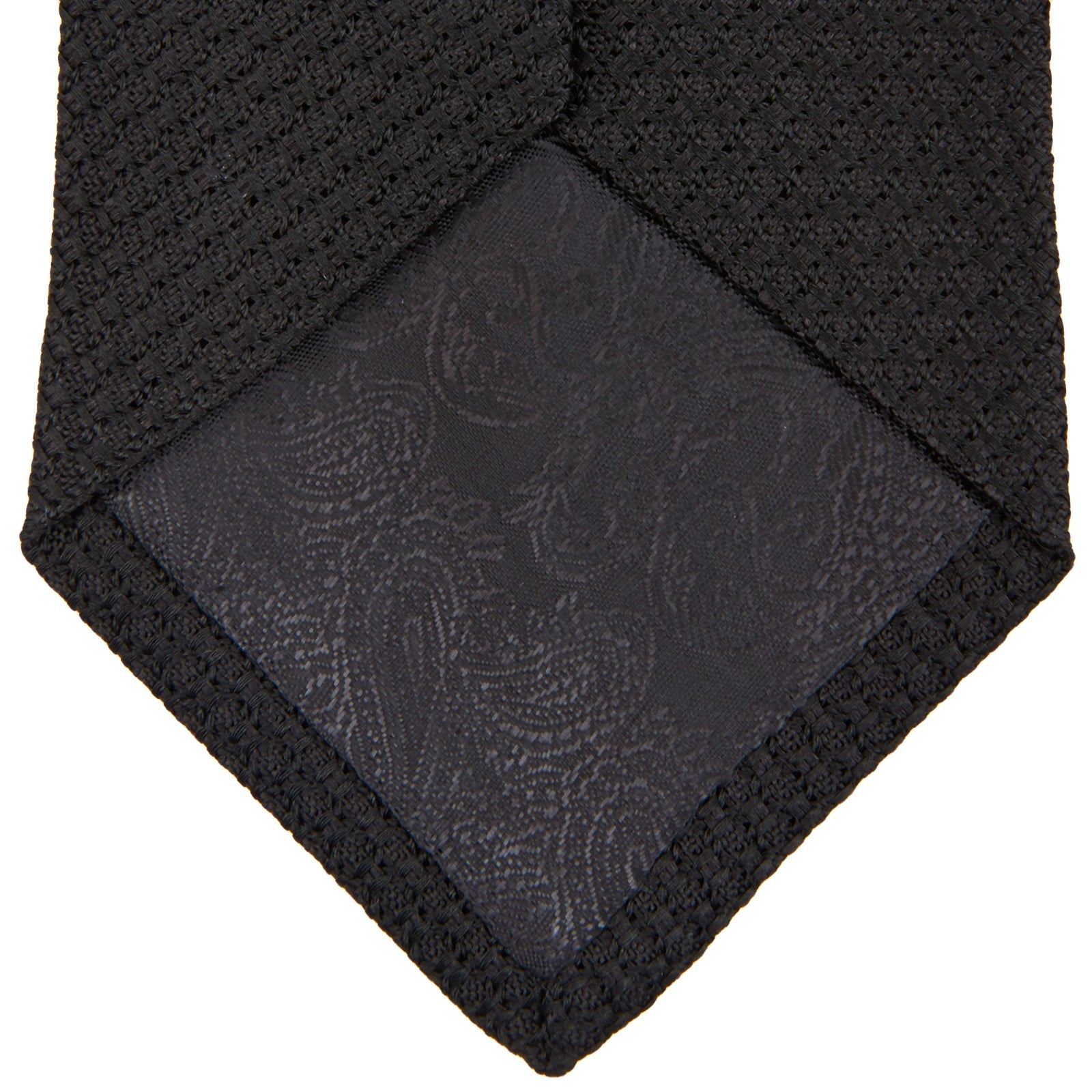 Image 4 of product Black Grenadine Silk Tie