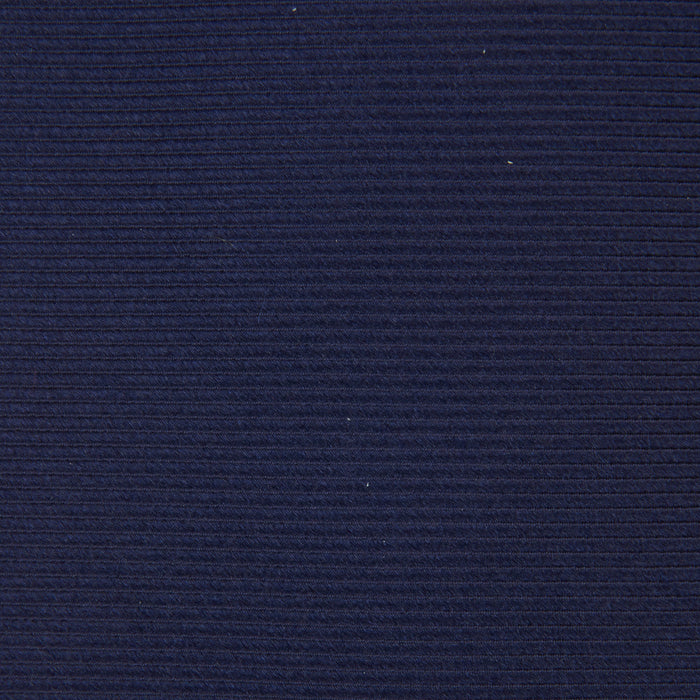 Navy Horizontal Twill Silk Tie Image 2