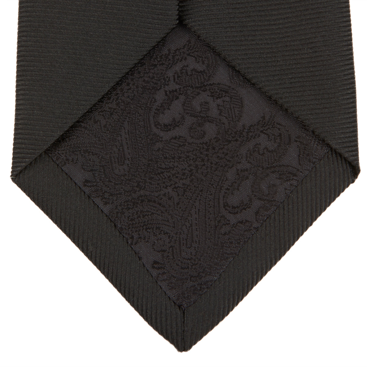 Black Twill Silk Tie