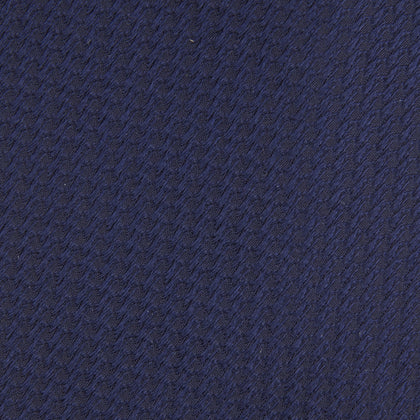 Long Navy Lace Silk Tie Image 2