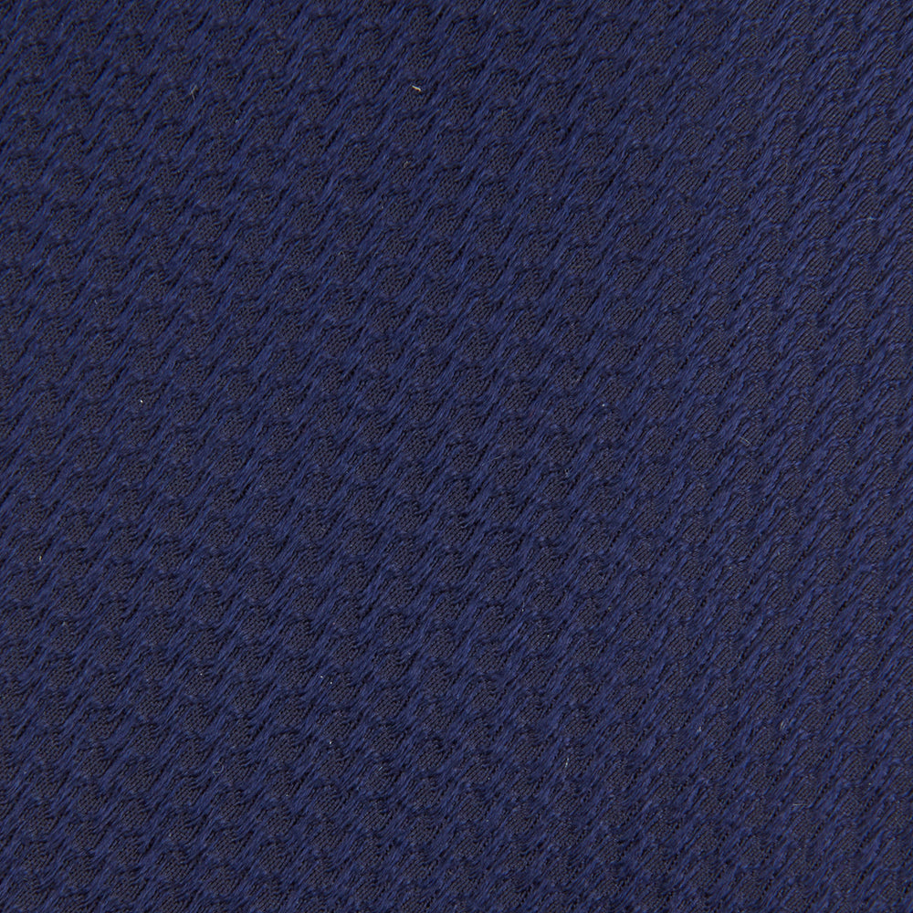 Navy Lace Silk Tie