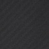 View 3 of product The Turnbull & Asser Slim Black Herringbone Silk Tie is neatly rolled, showcasing its subtle weave on a plain white background.