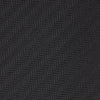 View 3 of product The Turnbull & Asser Black Herringbone Silk Tie is rolled up and displayed on a plain white background, showcasing its classic style and subtle chevron pattern.
