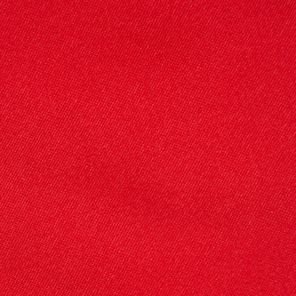 Red Plain Satin Silk Tie Image 2