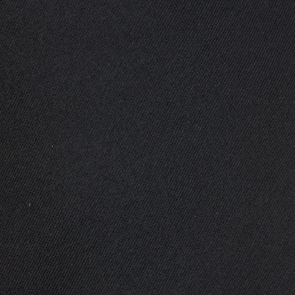 Black Plain Satin Silk Tie Image 2