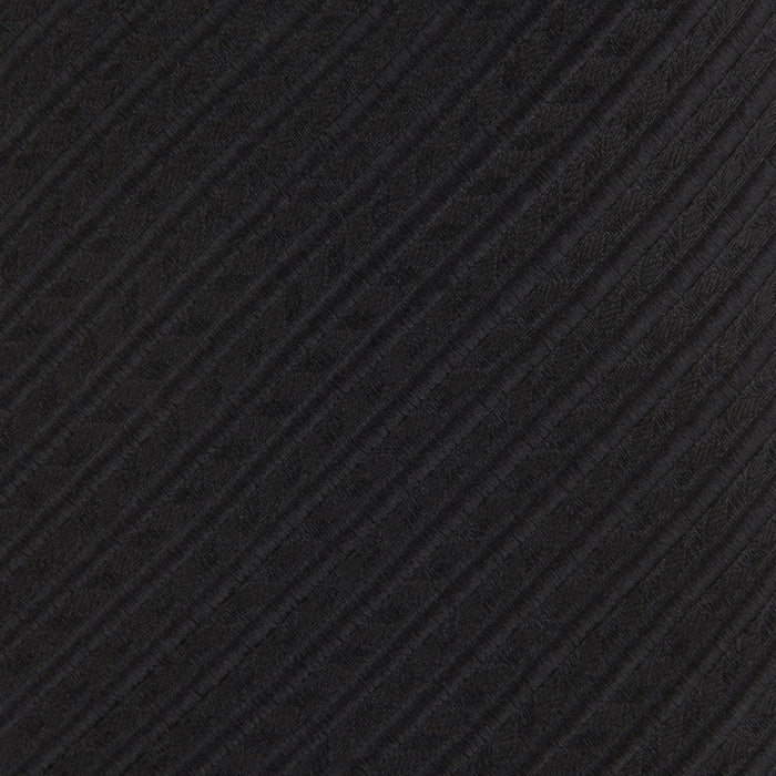 Black Ottoman Silk Tie Image 2