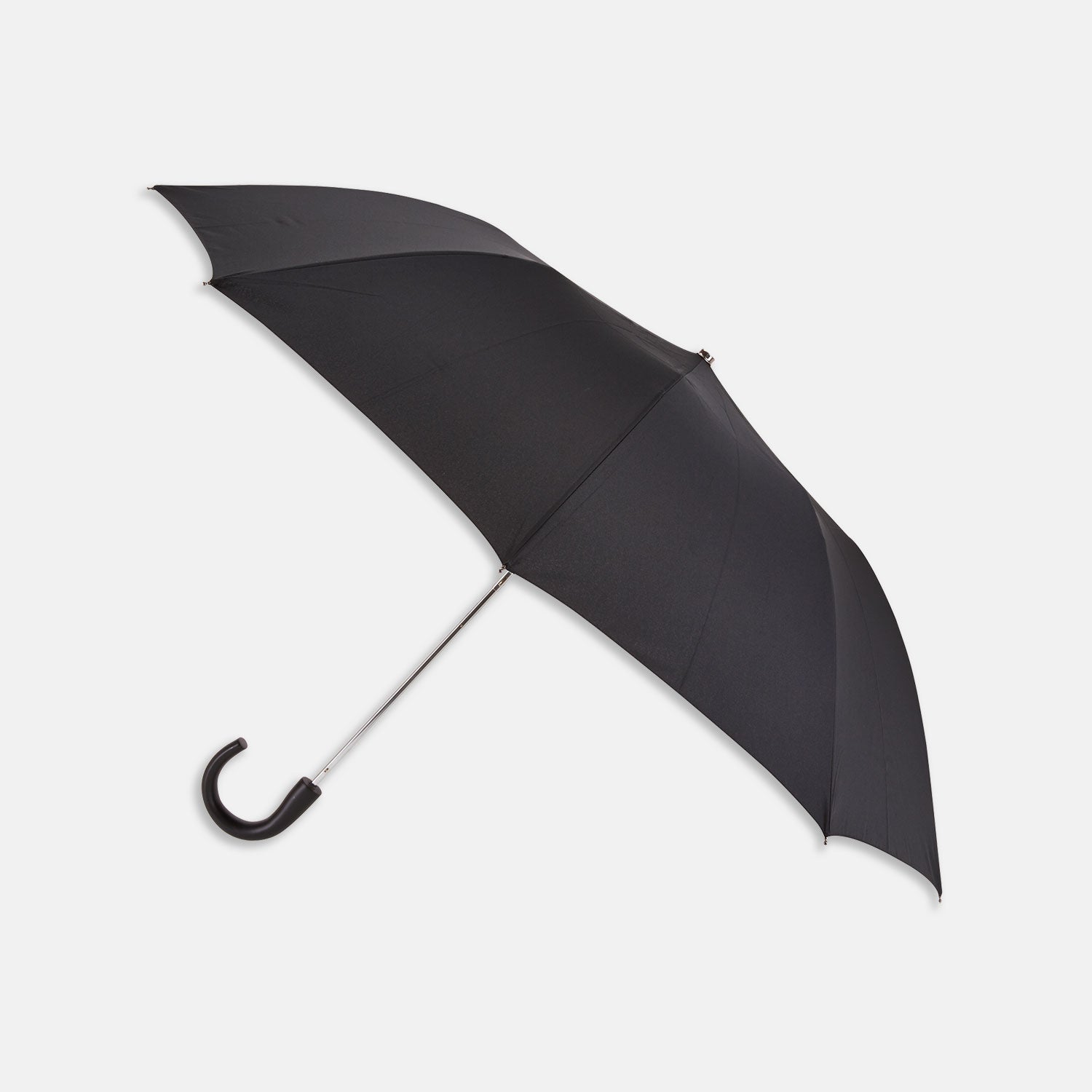 Image 1 of product Black Telescopic Umbrella with Black Maple Crook