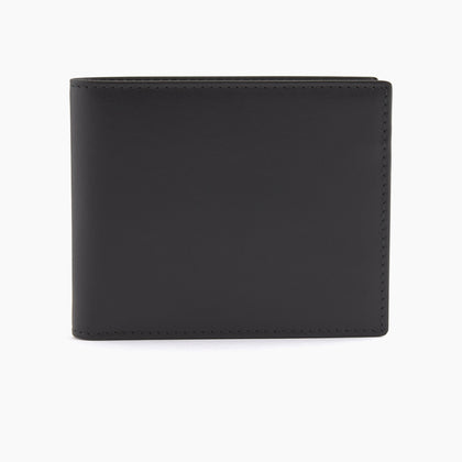 Black Leather Billfold Image 2