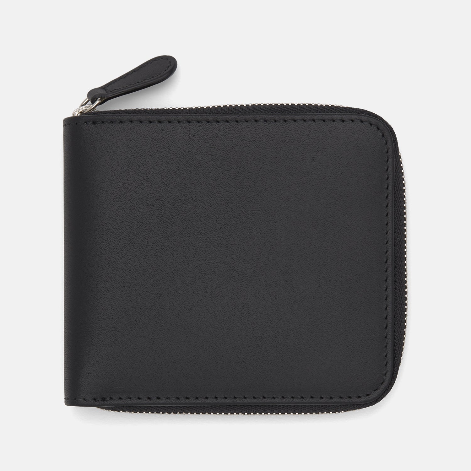 Image 1 of product Black Leather 8 C/C Zipped Wallet