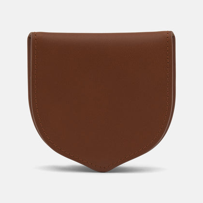 Light Tan Leather Tray Purse