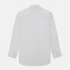 View 5 of product The Turnbull & Asser White Cotton Dress Shirt features a wing collar, double cuffs, and is displayed on a plain white background.