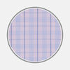 Pink and Blue Windowpane Check Cotton Fabric
