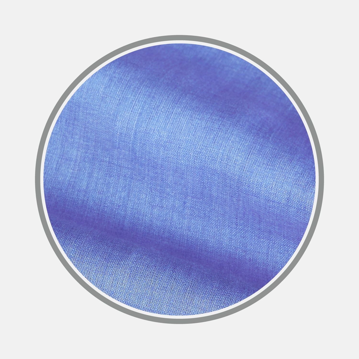 Blue Plain Linen Fabric