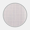 Blue Fine Check Silverline Cotton Fabric
