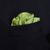 Green & Blue Seahorse Silk Pocket Square