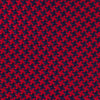Seven-Fold Navy and Red Houndstooth Silk Tie