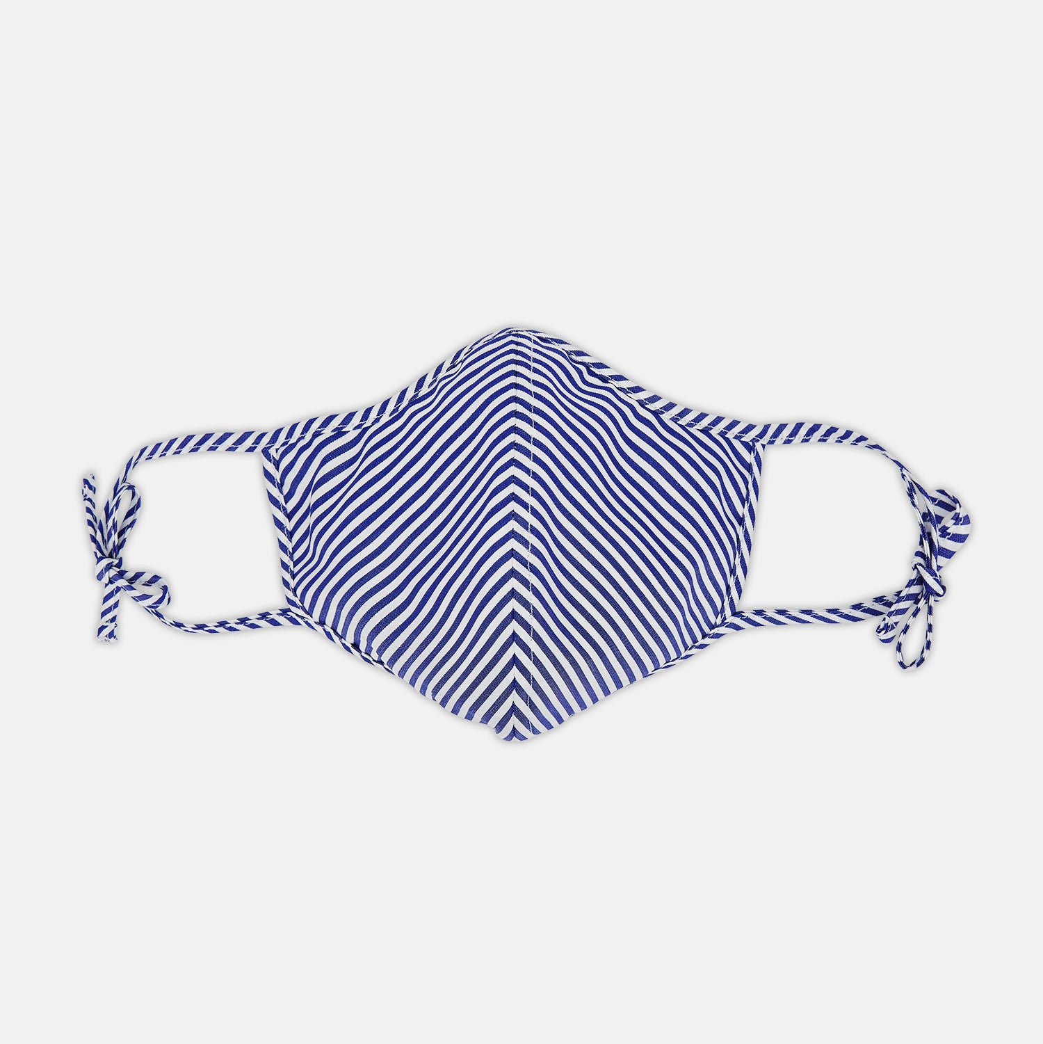Blue Bengal Striped Cotton Commuter Mask with 3 VIROFORMULA™ filters