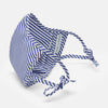 Blue Bengal Striped Cotton Commuter Mask with 3 VIROFORMULA™ filters