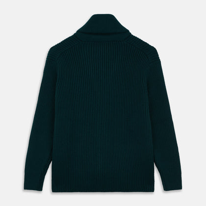 Ainsley Ribbed Shawl Neck Cardigan Image 2