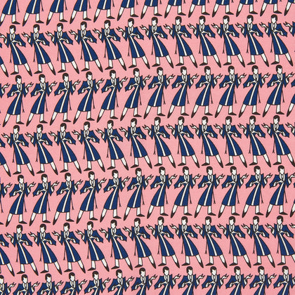 Pink Dressing Gowns Pocket Square Image 2