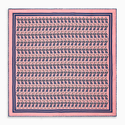 Pink Dressing Gowns Pocket Square Image 3