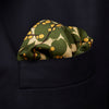 Yellow Berry Floral Pocket Square