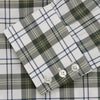 Green Check Shirt with T&A Collar and 3-Button Cuffs