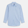 View 1 of product The Turnbull & Asser Green Graph Check Regular Fit Shirt features a T&A collar, 3-button cuffs, and a timeless grid check pattern for a classic look.