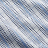 View 4 of product The Turnbull & Asser Tonal Blue Check Regular Fit Shirt with T&A collar and 3-button cuffs is displayed flat on a white background, highlighting its blue and white plaid pattern and long sleeves.