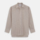 Pink Multi Check Cotton-Cashmere Shirt with T&A Collar and 3-Button Cuffs