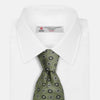 Green Spheric Emblem Tie
