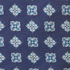Blue Geometric Jacquard Tie